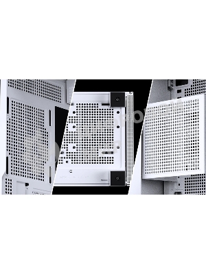 Компьютерный корпус без блока питания Case JONSBO D41 MESH, Midi-Tower, TG, no fan, 1xUSB-A 3.2 + 1xUSB-C 3.2, ATX, mATX белый