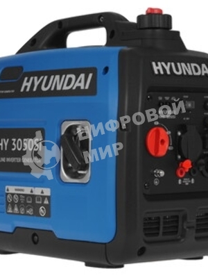 Электрогенератор бензиновый инверторный Hyundai HHY 3050Si, 3.3 кВт, 59 дБ, 22 кг