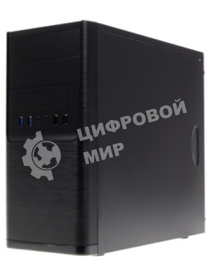 Компьютерный корпус InWin POWERMAN ES701BK USB 3.0 (Mini Tower, mATX, 450W PM-450ATX, USB 3.0x2, USBx2 + Audio, черный)