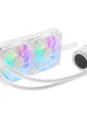 Система жидкостного охлаждения ID-Cooling SL240 XE ARGb белый 120мм алюминий+медь 1800rpm 30db 4-pin 300W