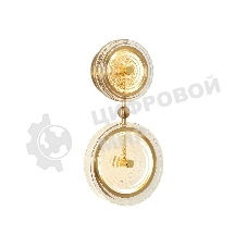 Настенный светодиодный светильник Ambrella light LH31118/2 BS/CL латунь/прозрачный 15W 3000K 200*90*390