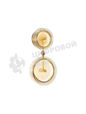 Настенный светодиодный светильник Ambrella light LH31118/2 BS/CL латунь/прозрачный 15W 3000K 200*90*390