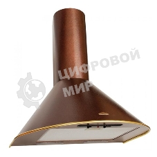 Вытяжка каминная Elikor Эпсилон 60П-430-П3Л медный антик/золотистый, 60 см, 430 куб. м/ч, 54 дБ