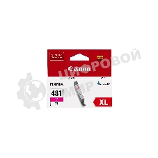 Картридж струйный Canon CLI-481XL M EMB для TS6140/TS8140/TS9140/TR8540. Пурпурный. 466 страниц.