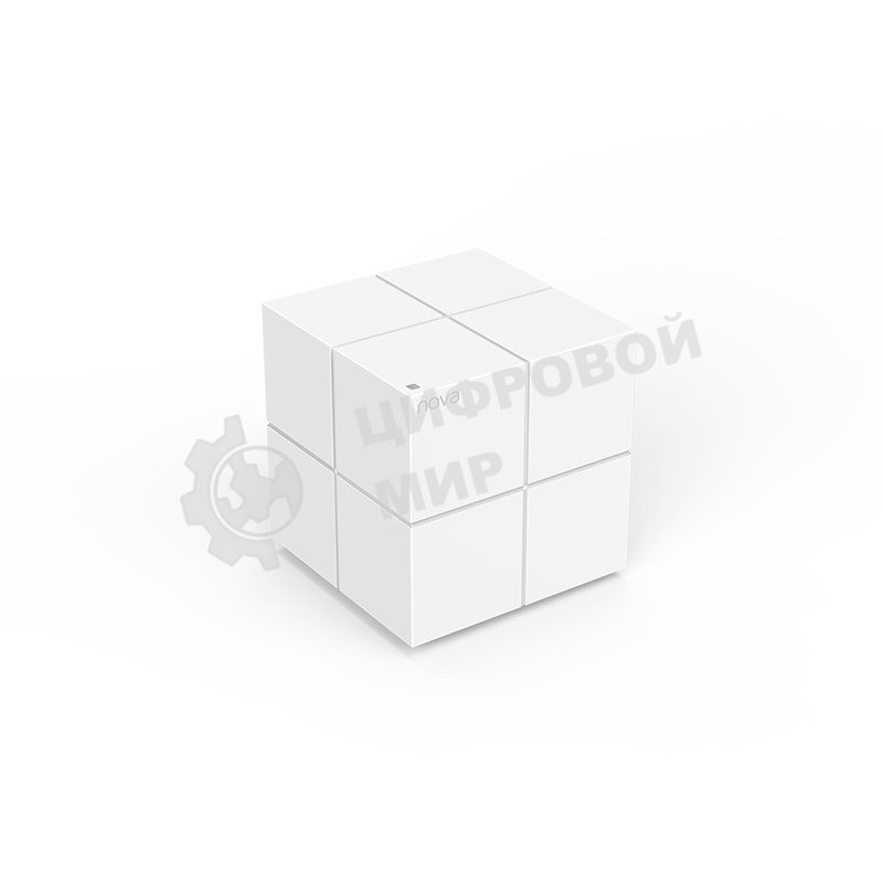 Маршрутизатор Tenda nova MW6 (2 роутера) АС1200 Двухдиапазонная Wi-Fi Mesh система, 2 порта gigabit ethernet RJ45