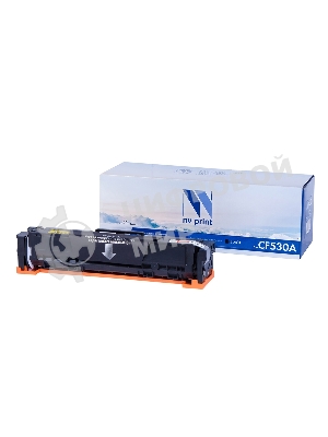 Картридж лазерный NVPrint совместимый HP CF530A черный для Color LaserJet Pro MFP M180n/M181fw (1100k)