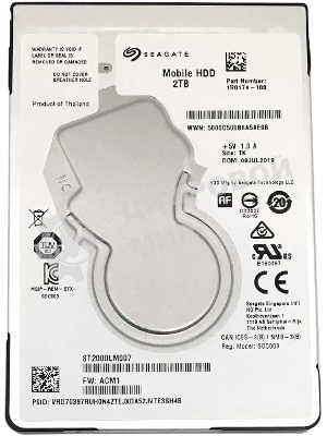 Жесткий диск Seagate Original SATA-III 2Tb ST2000LM007 (5400rpm) 128Mb 2.5