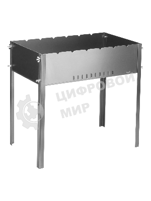 Мангал Palisad Camping на барашках 500х305х500 мм, сталь 1,2 мм