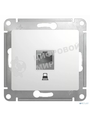 Механизм розетки SCHNEIDER ELECTRIC GSL000181K Glossaкомп. 1-м rj45 белый