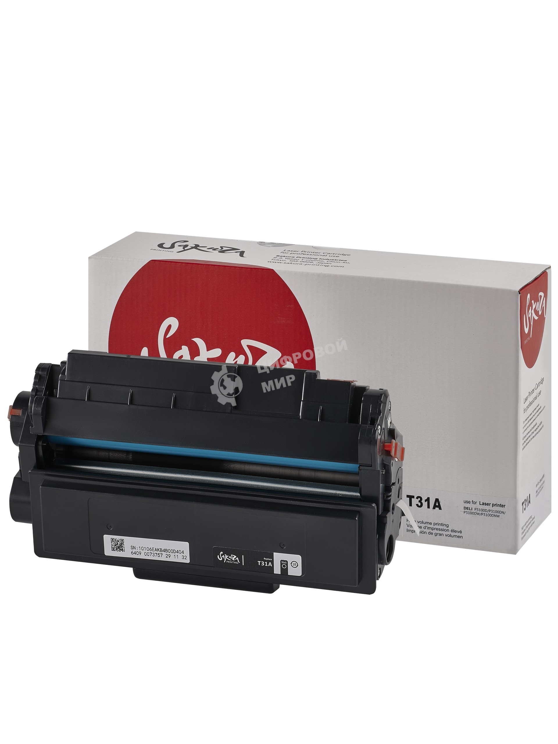 Картридж лазерный Sakura T31A для Deli P3100/M3100, черный, 2000к.