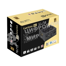 Блок питания 450W ExeGate 80 PLUS Bronze 450PPH (ATX, APFC, КПД 88% (80 PLUS Bronze), 12cm fan, 24pin, (4+4)pin, 2xPCI-E, 3xSATA, 3xIDE, черный, Color Box)
