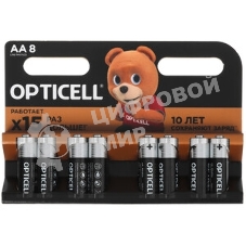Батарея Opticell Basic LR6 AA (4шт) блистер