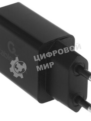 Сетевое зарядное устройство Cablexpert MP3A-PC-17, QC 3.0, 100/220V - 1 USB порт 5/9/12V, черный