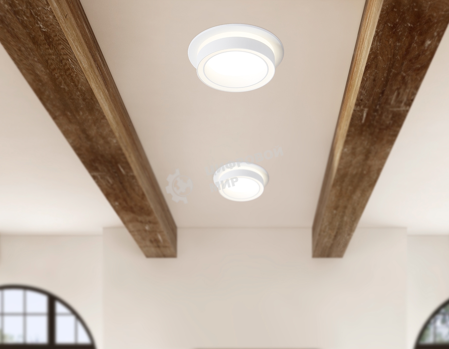 Светильник Ambrella light TN5240 WH белый GX53 D110*42