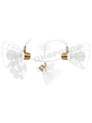 Светильник Ambrella light TR8605/3 WH/GD белый/золото E27*3 max 40W D325*230