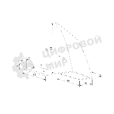 40159/LED 4000K / Светильник светодиодный Латунь / Подсветка для лестниц