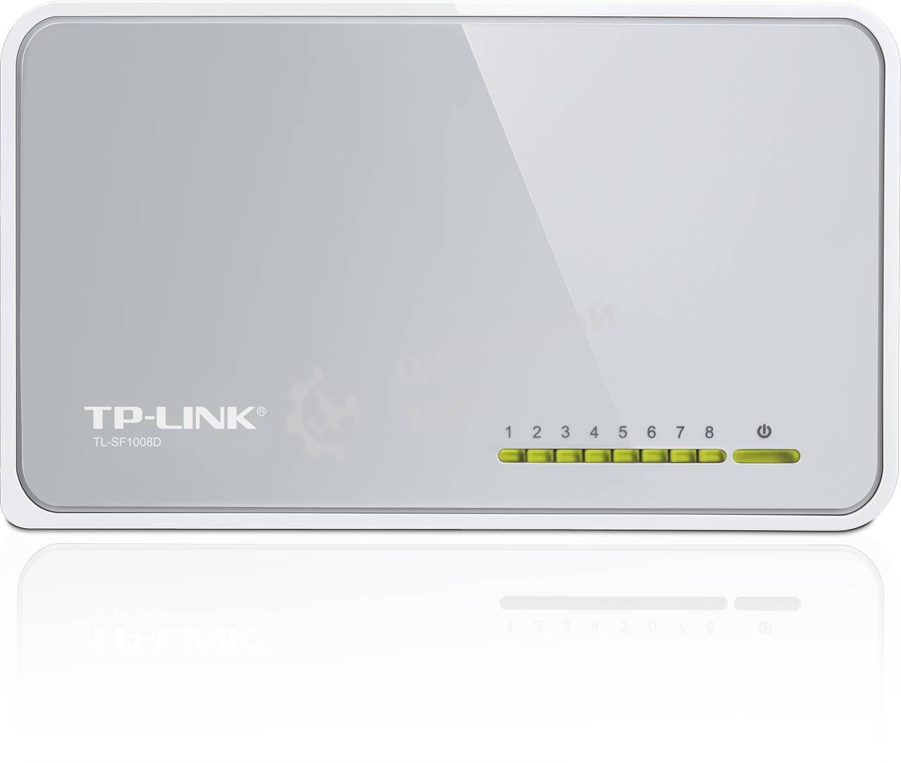 Коммутатор TP-Link SOHO TL-SF1008D Коммутатор 8-port 10/100M mini Desktop Switch, 8 10/100M RJ45 ports, Plastic case
