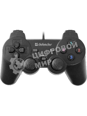 Геймпад Defender Omega USB, Проводной геймпад, 12 кнопок, 2 стика