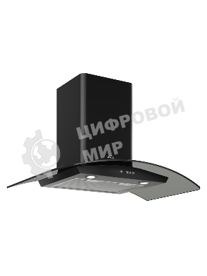 Вытяжка каминная Elikor Аметист 60П-430-К3Д черный/тонир, 60 см, 430 куб. м/ч, 54 дБ