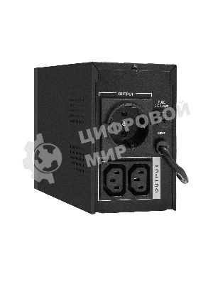 Источник бесперебойного питания ExeGate SpecialPro UNB-650.LED.AVR.1SH.2C13 650VA/360W, LED, AVR, 1*Schuko+2*C13, металлический корпус, черный