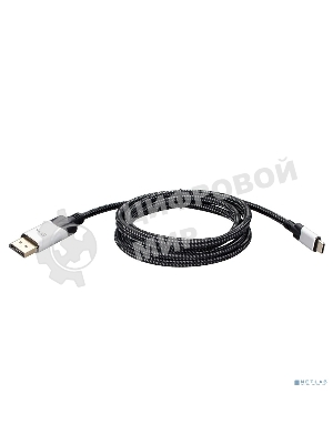 Кабель-адаптер VCOM USB 3.1 Type-Cm --> DP(m) 8K@60Hz, 1,5 м, Alumi Shell,