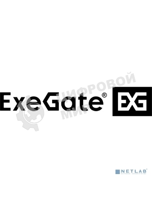 Гарнитура Exegate HS-120S чёрный, проводная, 2 x mini jack 3.5 мм, подвижный микрофон