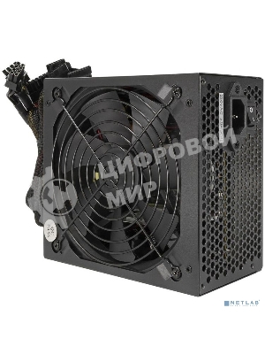 Блок питания CROWN CM-PS500W PRO (ATX, 500W, 80 PLUS SILVER 89%, APFC 20+4in 500мм, длина корпуса 140мм, FAN120, SATA*6, PATA*6, 4+4pin, 6+2pin PCI-E*4, кабель 1.2v, картонная упаковка)