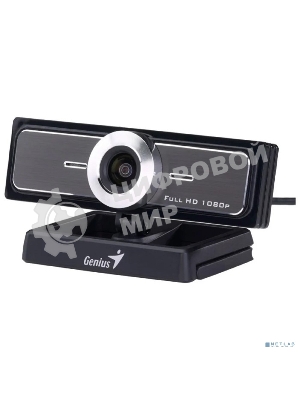 Веб-камера Genius WideCam F100 V2 1920x1080, 30 кадр/с, USB Type-A, микрофон, универсальное крепление