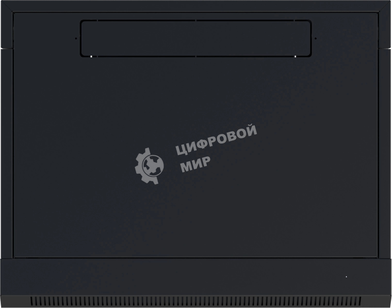 Шкаф коммутационный NTSS (NTSS-W9U6060GS-BL) настенный 9U 570x600мм пер.дв.стекл 60кг черный 22кг