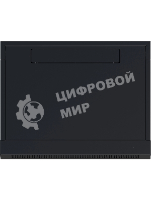 Шкаф коммутационный NTSS (NTSS-W9U6060GS-BL) настенный 9U 570x600мм пер.дв.стекл 60кг черный 22кг