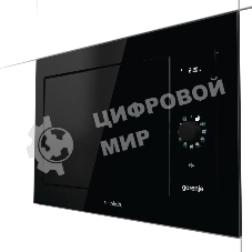 Встраиваемая микроволновая печь GORENJE BM235G1SYB черный 23 л, 900 Вт, переключатели - поворотный механизм/сенсор