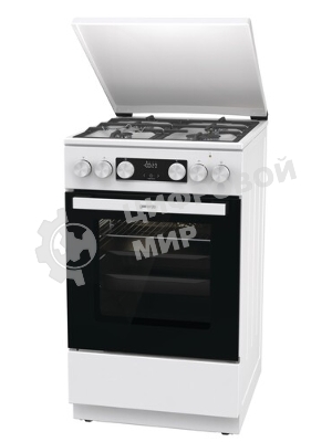 Плита комбинированная Gorenje GK5C42WF-B белый, конфорок 4 газовых, духовка 70 л, 50 см x 85 см x 59.4 см