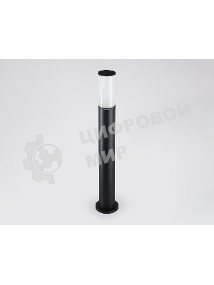 Светильник Ambrella light ST2459 BK/FR черный/белый матовый IP54 E27 max 40W D90*800