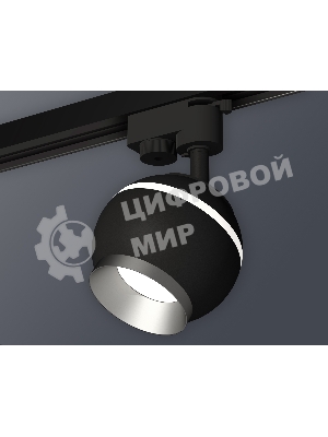 Светильник Ambrella light XT1102004 SBK/MCH черный песок/хром матовый GU5.3 LED 3W 4200K (A2521, C1102, N7033)