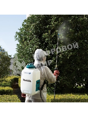Опрыскиватель Makita DUS158Z ранц. 15л бирюзовый/белый
