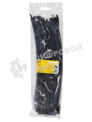 Хомут кабельный 4.8х300 нейл. черный (уп. 100 шт) IEK UHH32-D048-300-100