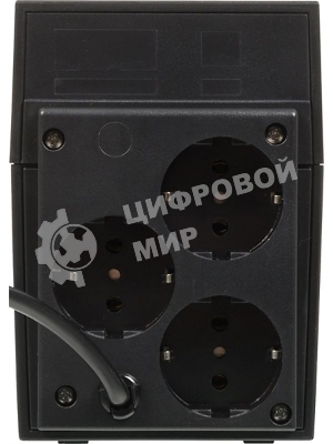 Источник бесперебойного питания Powercom Raptor RPT-1000A EURO 600Вт 1000ВА черный