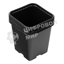 Горшочек для рассады, 90х90х95 мм, полистирол, 5 шт. Россия