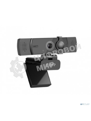 Веб-камера CBR CW-872FHD 1920x1080, 30 кадр/с, USB Type-A, микрофон (шумоподавление), автоматическая фокусировка, шторка приватности, универсальное крепление