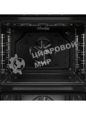 Встраиваемый духовой шкаф Kuppersberg HO 677 B, High-Tech, объем 70 л, 13 режимов, электронное управление (утапливаемые переключатели, аналоговый дисплей), телескопические направляющие на одном уровне, максимальная температура 300 градусов, 2 стекла в дверце, черный