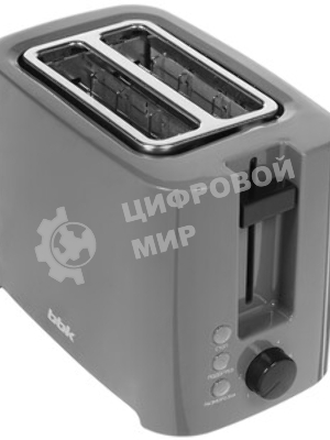 Тостер BBK TR81M синий, 800 Вт, 2 слота