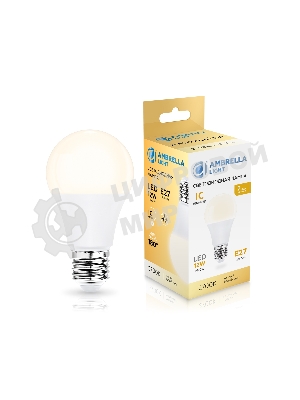 Лампа светодиодная 601203 LED A60 12W IC E27 2700K 175-265V