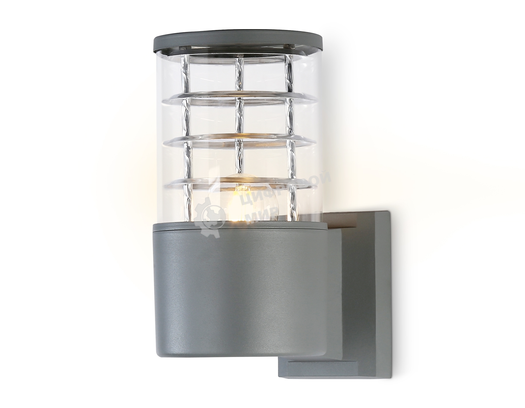Светильник Ambrella light ST2521 GR/CL серый/прозрачный IP54 E27 max 40W 200*110*155