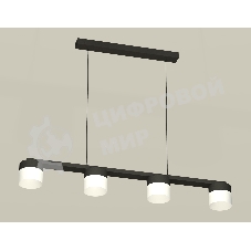 Светильник Ambrella light XB9152205/4 SBK/FR черный песок/белый матовый GX53 (C9152, N8402)