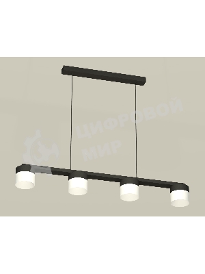 Светильник Ambrella light XB9152205/4 SBK/FR черный песок/белый матовый GX53 (C9152, N8402)