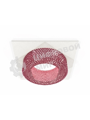 Комплект встраиваемого светильника Ambrella light XC7631022 SWH/PI белый песок/розовый MR16 GU5.3 (C7631, N7193)