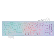 Клавиатура проводная Oklick 420MRL 1091227, USB, белый