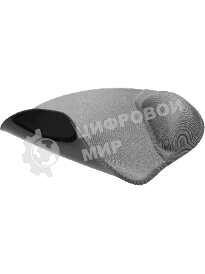 Коврик для мыши Defender гелевый Easy Work (серая лайкра) нескользящ.основа,260х225х5мм