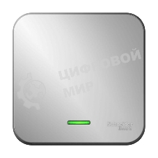 Выключатель 1-кл. ОП Blanca 10А IP20 (сх. 1) 250 В с подсветкой с изолир. пластиной алюм. SchE