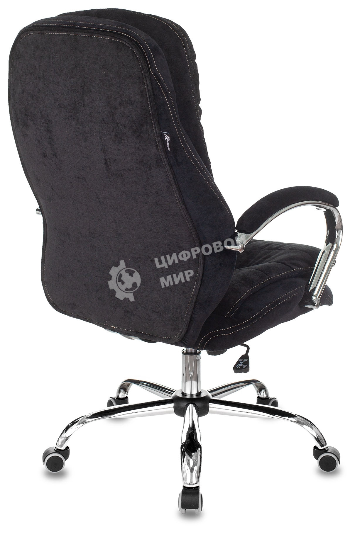 Кресло руководителя Бюрократ T-9950SL Fabric черный Light-20, крестовина металл хром